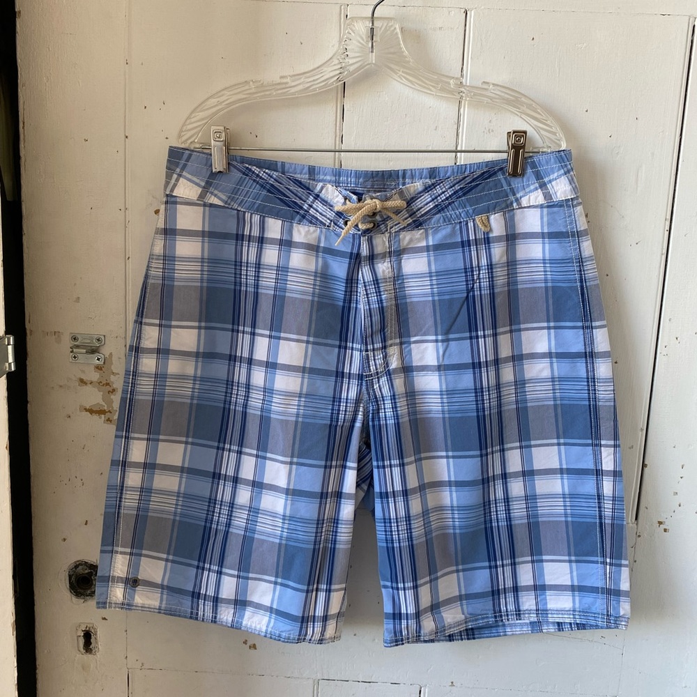 Polo by Ralph Lauren Plaid Swim Board Trunks